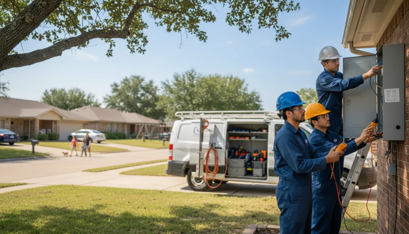 Certified electrician providing emergency electrical services in Lamoure, ND